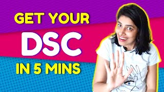 Online Digital Signature Certificate (DSC) | Apply for e-sign in 5 minutes and get in 2 hours #DSC