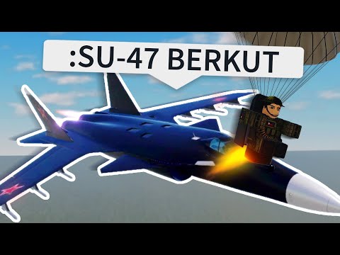 ROBLOX War Tycoon Funny Moments (SU-47 BERKUT)