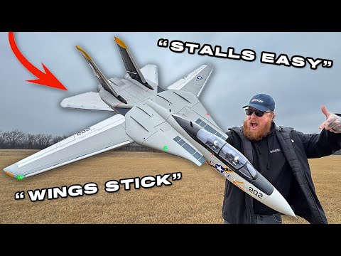 Is This RC Jet TRASH? Freewing F-14 Maiden Flight Review