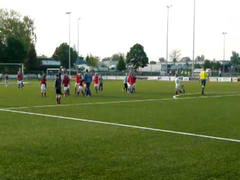 vv twenthe E4 Kampioen voorjaar 2010 fakkels