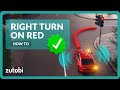 How to Turn Right on a Red Traffic Light (Driving Tips)