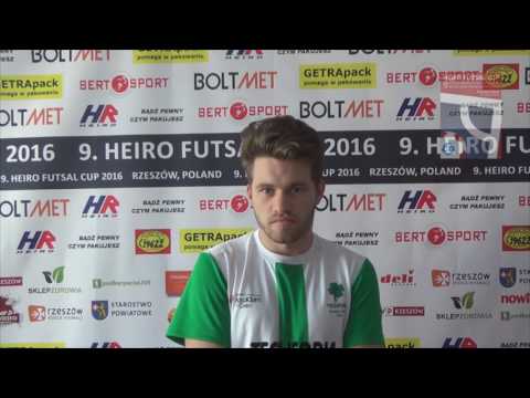 9. HFC 2016 - Wywiad z Daniel Niezgoda (Techform Rzeszów) po meczu z Budoserwisem Chorzów