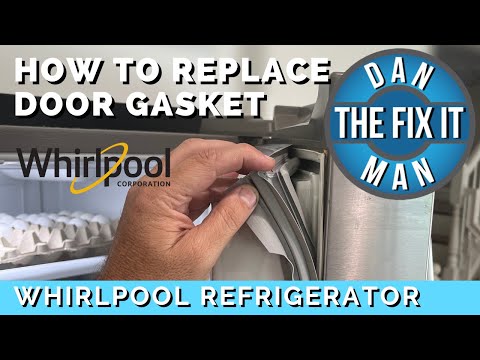 Whirlpool French Door Refrigerator Gasket / Door Seal Replacement - EASY DIY! WRX735SDBM W10830274