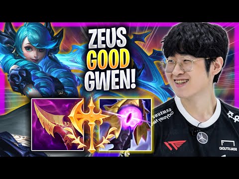 ZEUS IS SO GOOD WITH GWEN! - T1 Zeus Plays Gwen TOP vs Kennen! | Season 2023