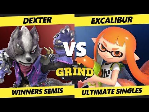 Smash Ultimate Tournament - Dexter (Wolf)  Vs. excalibur (Inkling) - The Grind 77 SSBU Winners Semis
