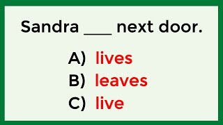 Mixed Grammar Quiz | If you Can Get 15 out of 40, Your Brain is Great #11