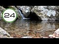 Small WATERFALL SOUND And RIVER Water Falling And Flowing Soft And Relaxing To Sleep And Relax