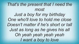 Smiths - I Want A Boy For My Birthday Lyrics