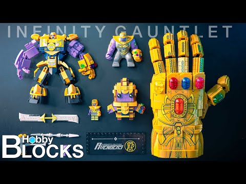 Unoffilcial Lego Thanos Collection  | Speed Build | Lego Beat Building