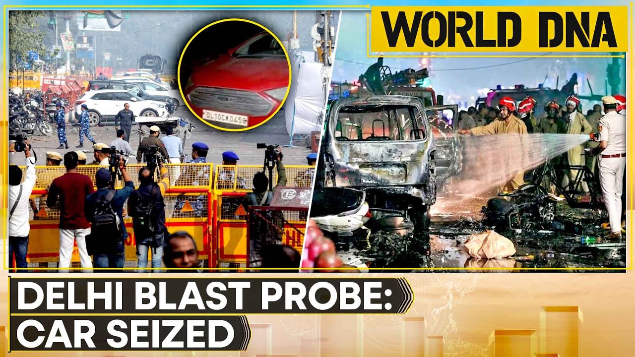 Delhi Blast Probe: Red EcoSport Car Linked to Delhi Blast Case Seized | WORLD DNA LIVE