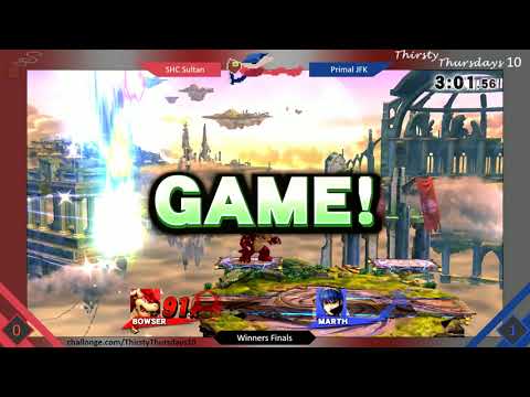 SHC Sultan (Bowser) vs Primal JFK (Marth, Yoshi) - WF