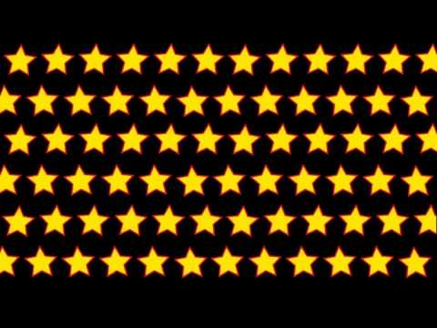 Club Visuals 869 - Yellow Stars Motion Background