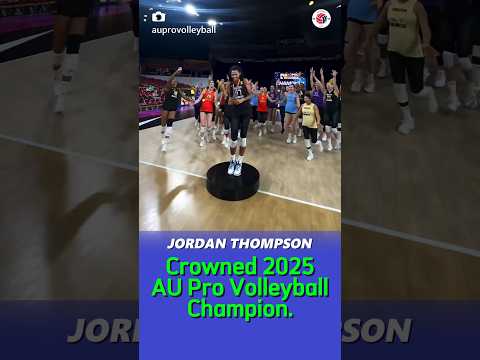 Bonus prize of $25,000, Jordan Thompson Crowned 2025 AU Pro Volleyball Champion #volleyball