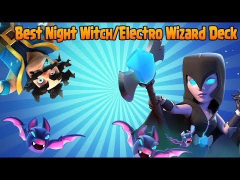 Best Night Witch + Electro Wizard Deck | Clash Royale