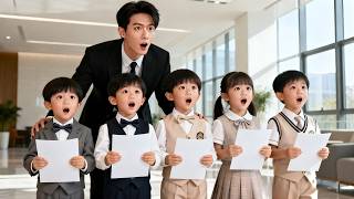 El CEO pensó ser infértil, pero una noche con una chica de 18 lo hizo padre de 5 hijos genios!