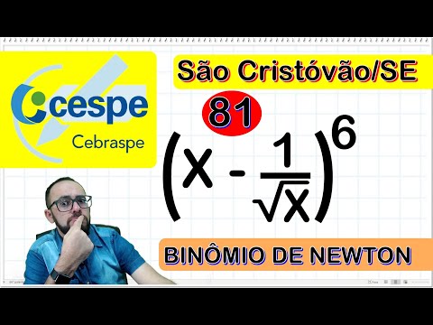 CESPE/CEBRASPE 2019 - SÃO CRISTOVÃO-SE - BINOMIO DE NEWTON
