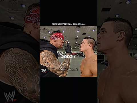 The Undertaker And John Cena "Then Vs Now" 🥹🩵 ||Edit #shorts #wwe #johncena #theundertaker