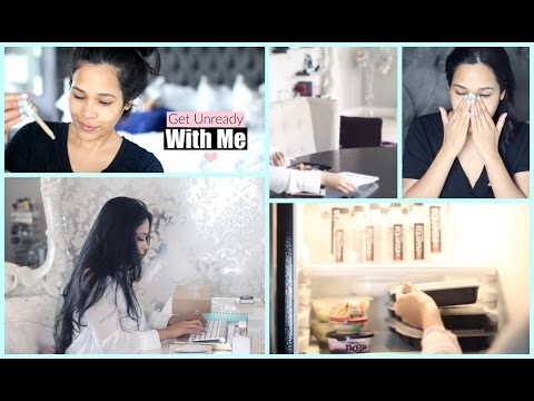 Get Unready With Me 2016, Summer Night Routine 2016, Skin Care Routine For Dry Skin - MissLizHeart Video