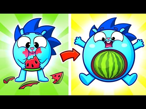 Una sandía está creciendo en mi barriga | Divertidas canciones para niños 😻🐨🐰🦁 por Baby Zoo Español