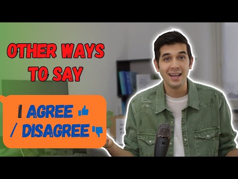 Stop Saying "I AGREE"! In English Language!