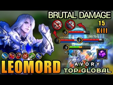 Insane OFFLANER Leomord FrostBorn Paladin 15 Kills - Top Global Leomord by ᴀᴠᴏʀʏ - Mobile Legends