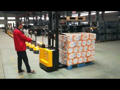 1500kg /3m electric pallet stacker  double lift