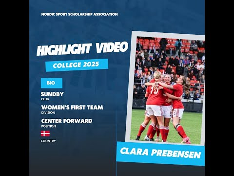Clara Prebensen | Center Forward | Sundby Boldklub
