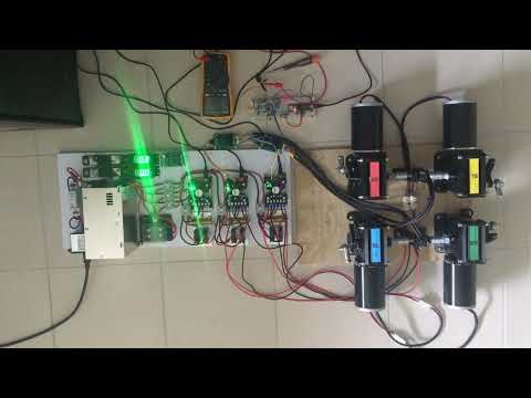 g-Seat II Actuator Test with RoboClaw DC Motor Controllers