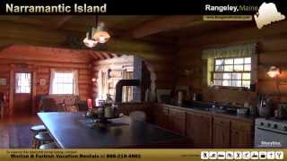 preview picture of video 'Vacation Rentals in Rangeley, ME - Narramantic Island'