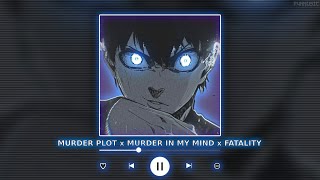 Cover art for murder plot x murder in my mind