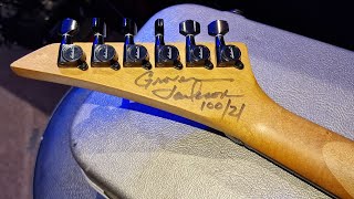 Video thumbnail for 1988 Jackson USA Custom Shop Lava Crackle Super Strat Guitar Limited Edition #21 of 100 by Essex Recording Studios