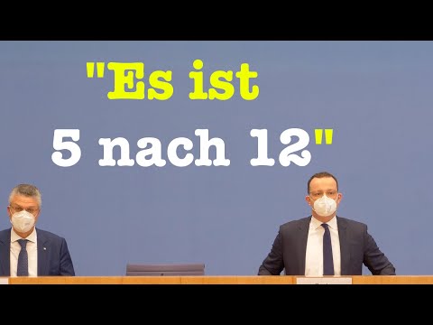 Aktuelle Corona-Lage mit Jens Spahn (CDU) & Lothar Wieler (RKI) | Komplette BPK 12. November 2021