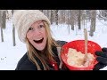 How To Make Snow Ice Cream In 5 Minutes
