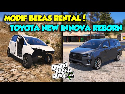 SULTAN UPIN IPIN MODIF MOBIL RONGSOKAN JADI MOBIL BALAP TOYOTA INNOVA REBORN - GTA 5 MOD UPIN & IPIN