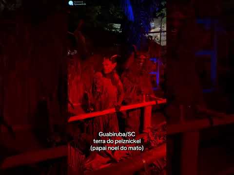 Natal em Guabiruba - SC com os Pelznickel, ajudantes de São Nicolau #tradição #guabiruba #folclore