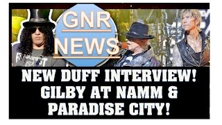 Guns N' Roses News: Kid Imitates Axl Rose on TV, New Duff Interview, Gilby Clarke at NAMM!