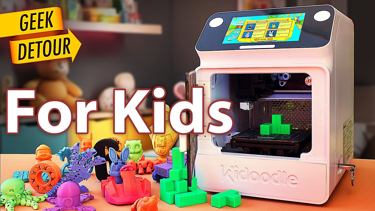 The Best 3D Printer for Kids in 2024: Kidoodle - no phone, no computer!