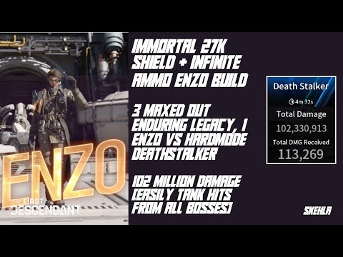 Immortal Enzo Build 27K Shields - 3 Maxed Out ELs vs Death Stalker - 102 Million Damage - TFD