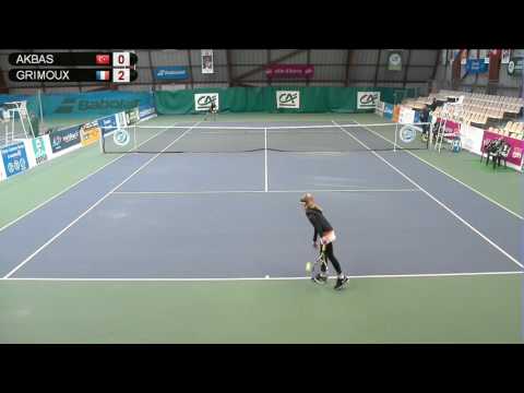 AKBAS (TUR)  vs GRIMOUX (FRA) - Open Super 12 Auray Tennis - Court 4