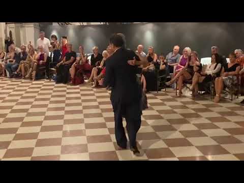 Patricia Hilliges & Matteo Panero dancing milonga at San Leonardo Church in Venice May 2024