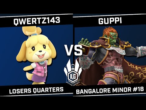 qwertz143 (Isabelle) vs Guppi (Ganondorf/Meta Knight) - ILG Bangalore Minor #18