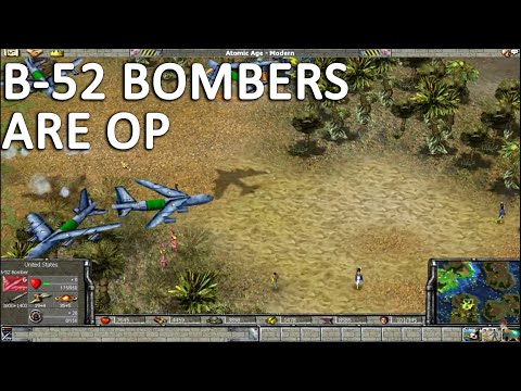 B-52 ATOMIC BOMBERS ARE TOO OP ! | empire earth gameplay (Random Campaign)
