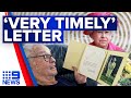 Aussie receives letter from Queen Elizabeth II hours before death announced | Today Show Australia