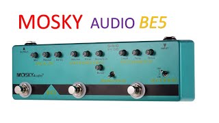 Video thumbnail for Mosky BE5 3 in 1 [ Multi Effect Pedal ] by SPC Channel