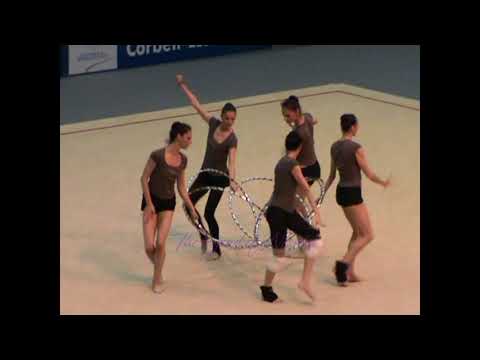 BULGARIA 5 hoops - 2009 Corbeil podium training (Saturday evening demo)
