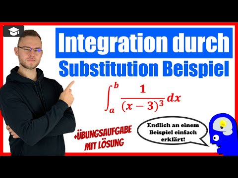 Unbestimmte Integration durch Substitution an einem Beispiel erklärt