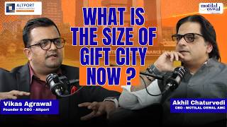 What is size of Gift City now ?