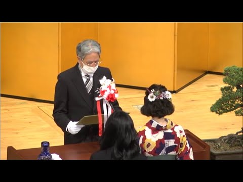 経済学科 令和2年度 熊本学園大学学位記授与式
