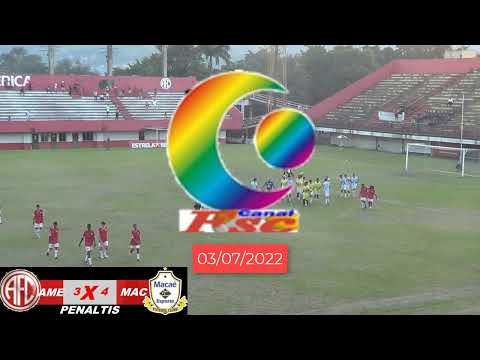 03 07 22 America 1x1 Macaé 3x4 penaltis SUB 15