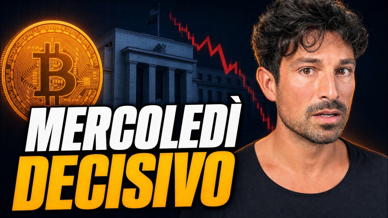 BITCOIN, CRYPTO: ATTENZIONE A MERCOLEDÌ! (LA FED STA PER ALZARE I TASSI?)